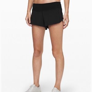 Lululemon Speed Up Short Size 4 Black